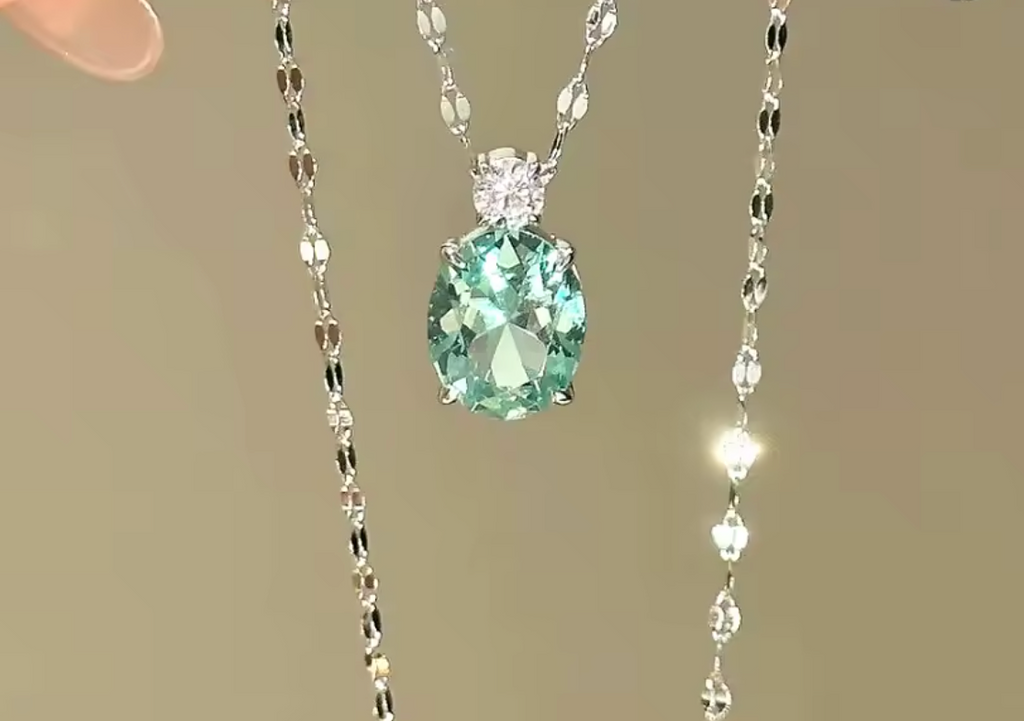 Romantic 925 Sterling Silver Pendant Necklace